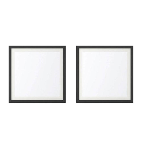 Photo Frame 2Pcs Set Black