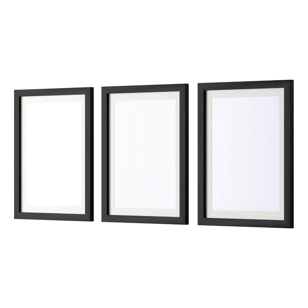 Photo Frame 3Pcs Set Black