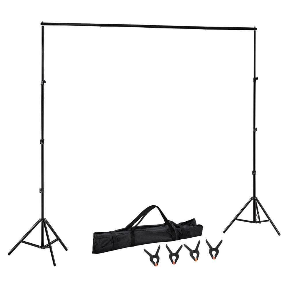 Photography Backdrop Stand Kit Studio Screen Photo Background Support Set