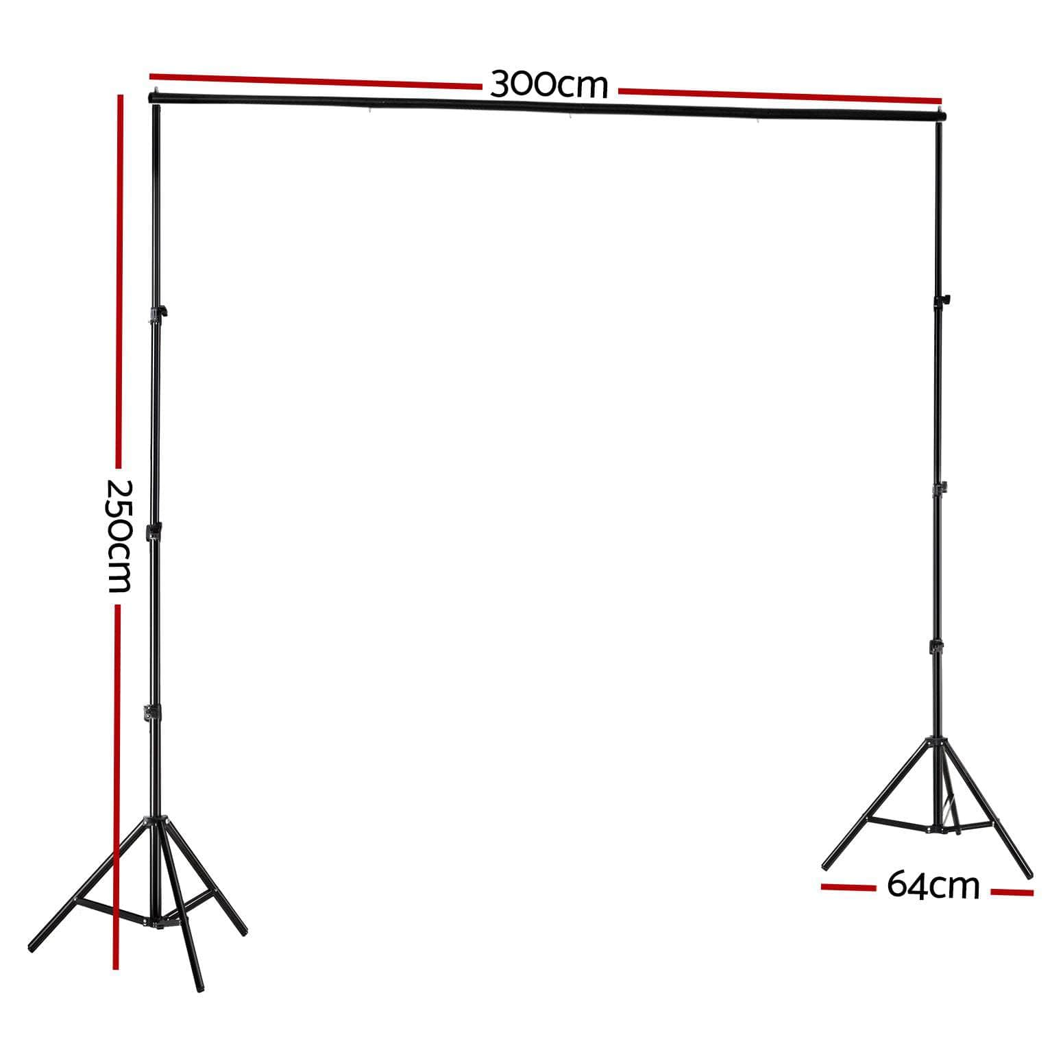 Photography Backdrop Stand Kit Studio Screen Photo Background Support Set