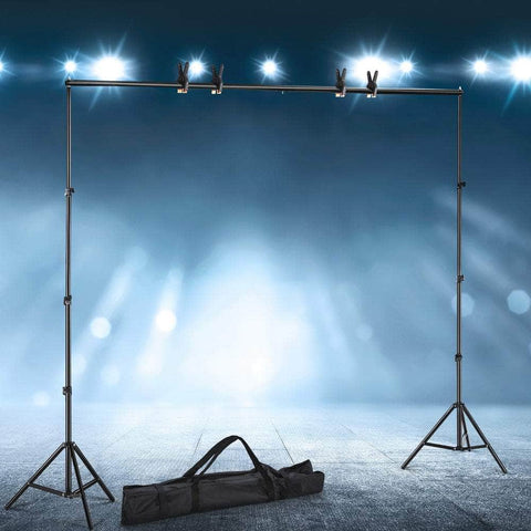 Photography Backdrop Stand Kit Studio Screen Photo Background Support Set
