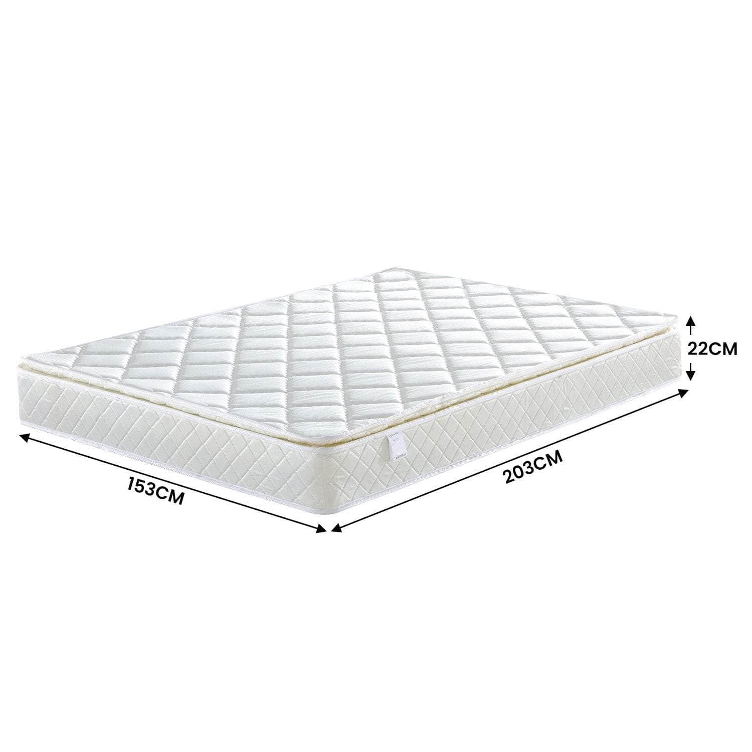 Pillow Top Pocket Spring 22in Mattress - Queen