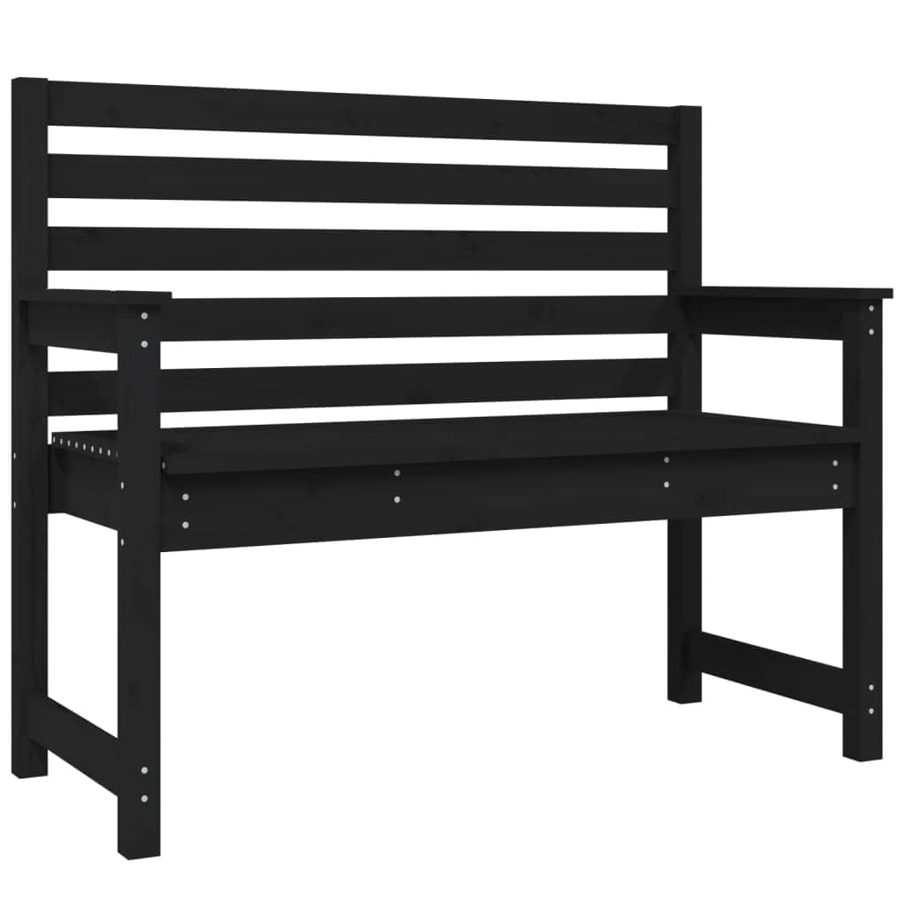 Pine Essence: Timeless Solid Wood Garden Bench