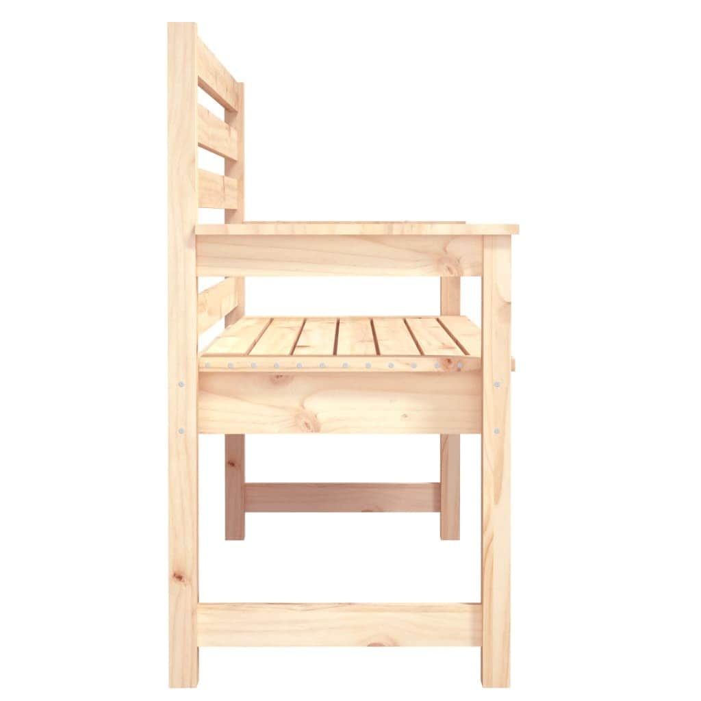 Pine Essence: Timeless Solid Wood Garden Bench