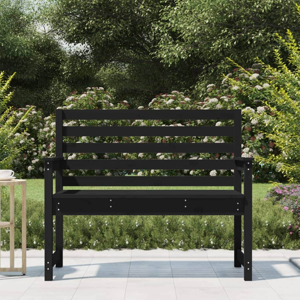 Pine Essence: Timeless Solid Wood Garden Bench