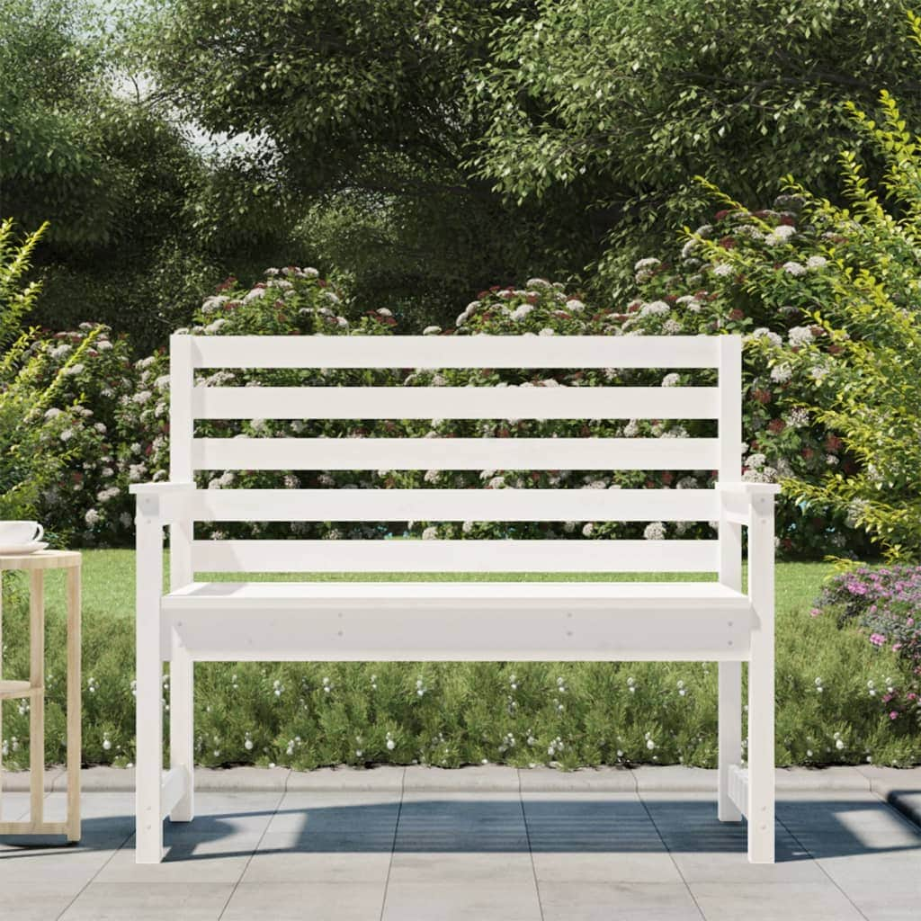 Pine Essence: Timeless Solid Wood Garden Bench