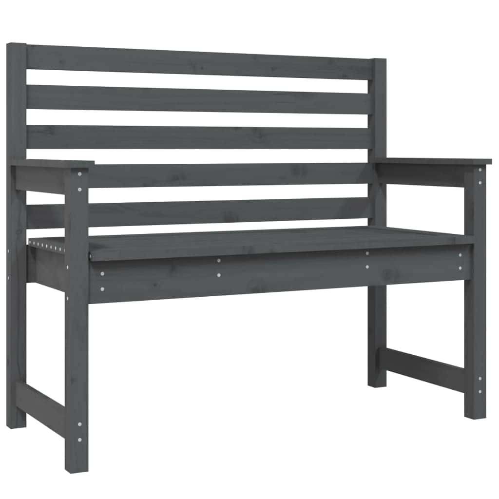 Pine Essence: Timeless Solid Wood Garden Bench