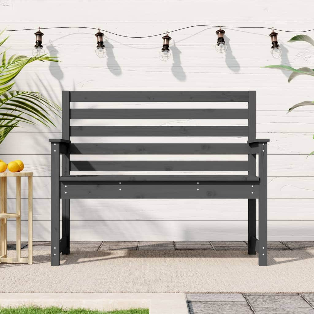 Pine Essence: Timeless Solid Wood Garden Bench