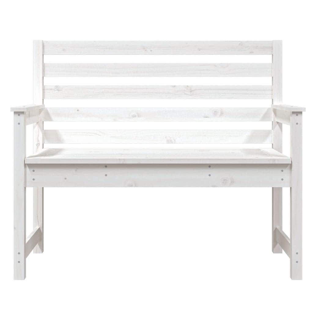 Pine Essence: Timeless Solid Wood Garden Bench