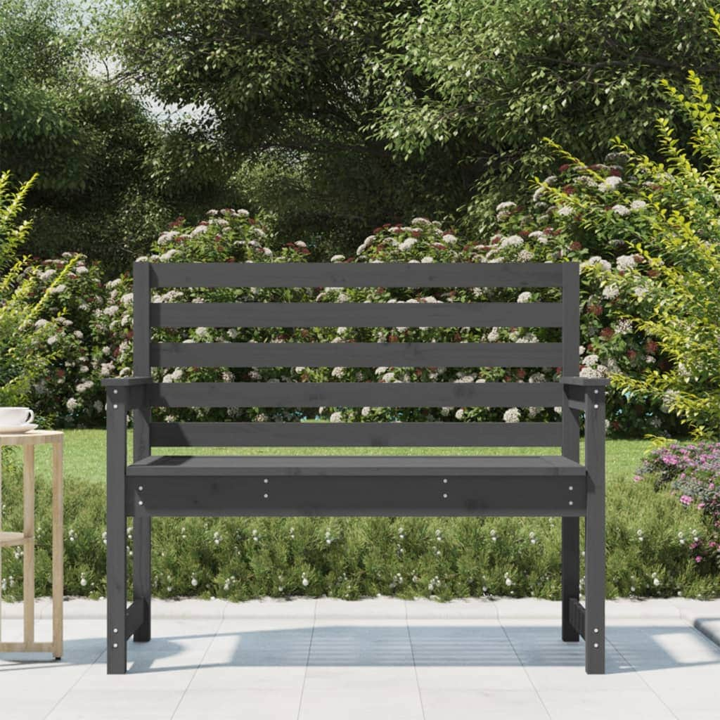 Pine Essence: Timeless Solid Wood Garden Bench