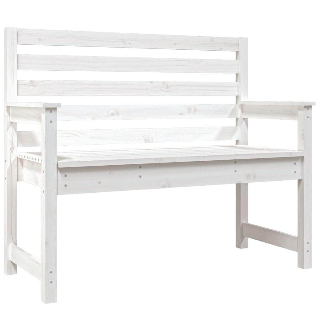 Pine Essence: Timeless Solid Wood Garden Bench