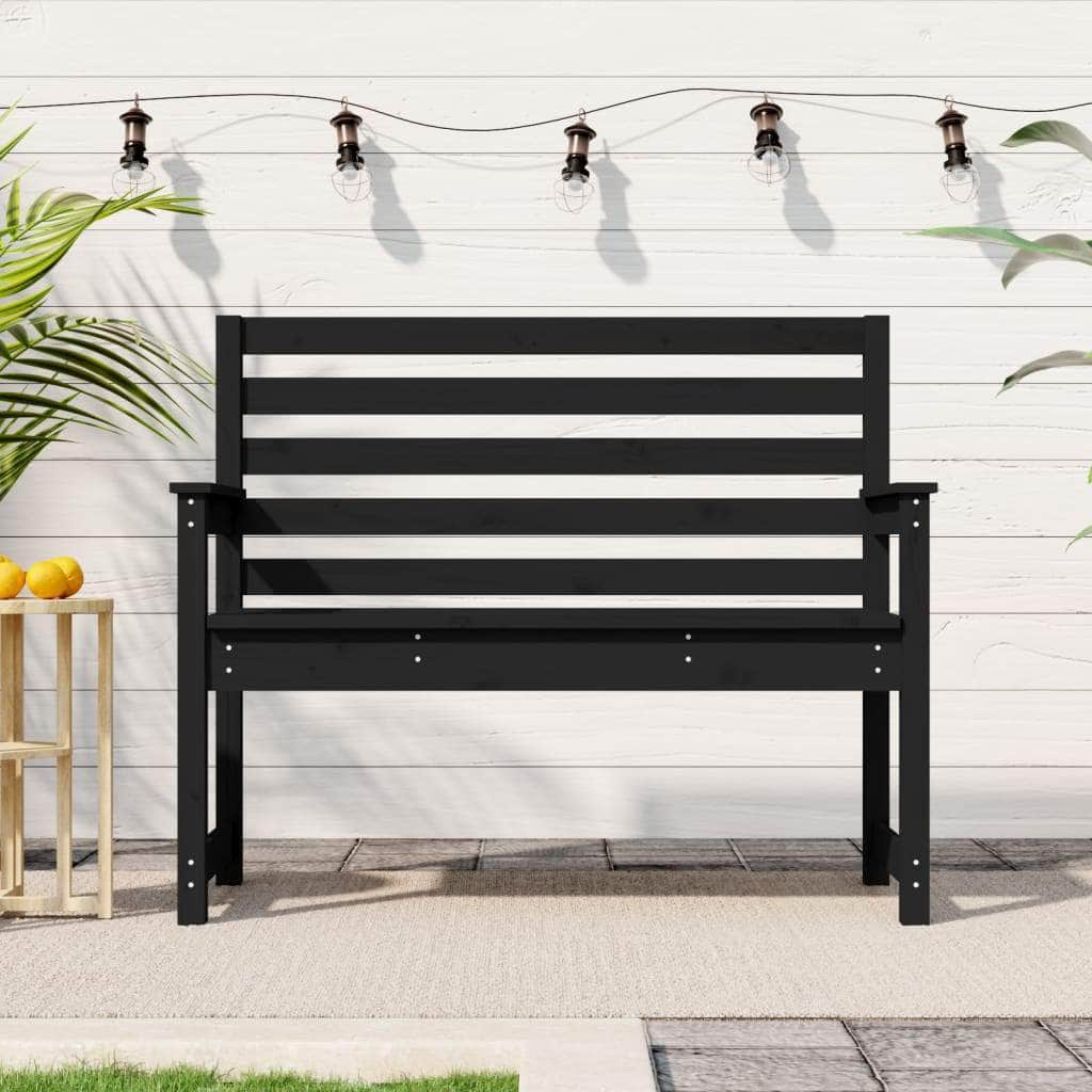 Pine Essence: Timeless Solid Wood Garden Bench