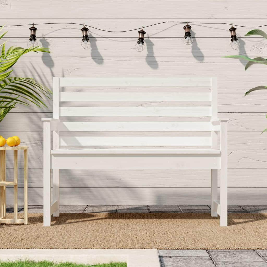 Pine Essence: Timeless Solid Wood Garden Bench