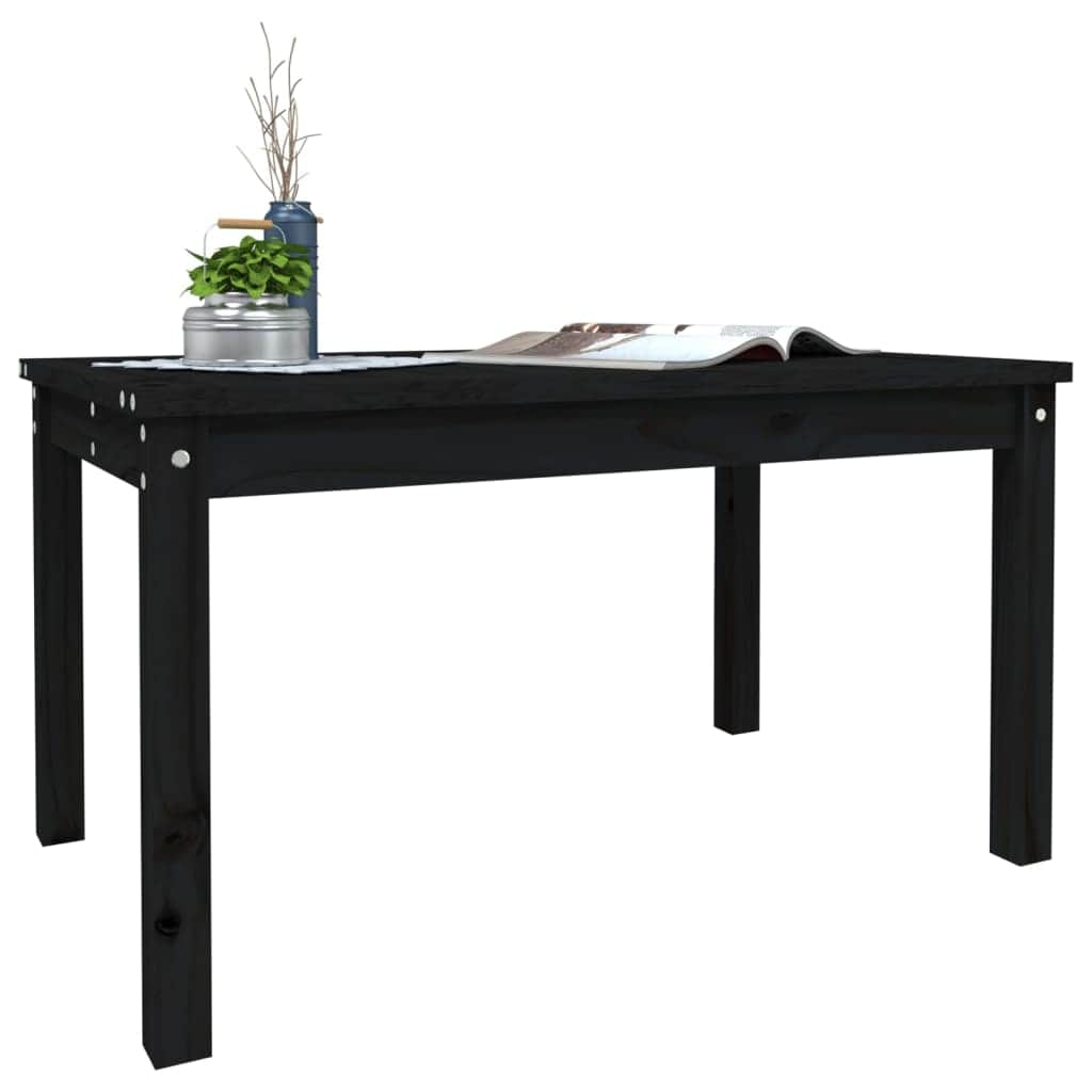 Pine Majesty Unveiled: Solid Wood Garden Table Embracing Natural Beauty