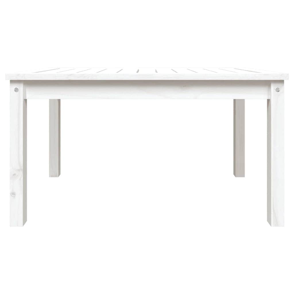 Pine Majesty Unveiled: Solid Wood Garden Table Embracing Natural Beauty