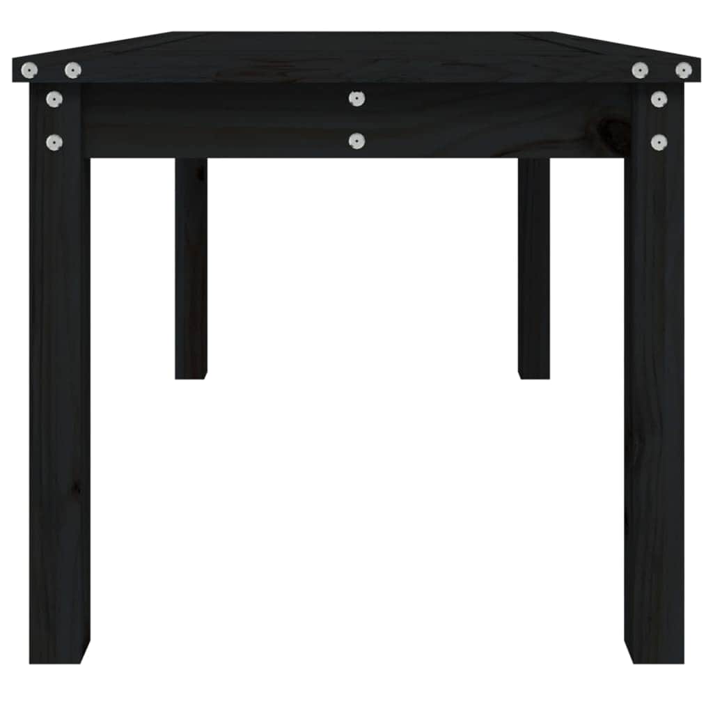 Pine Majesty Unveiled: Solid Wood Garden Table Embracing Natural Beauty