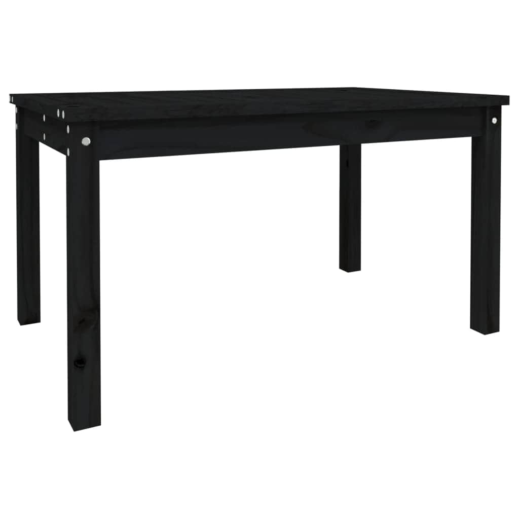 Pine Majesty Unveiled: Solid Wood Garden Table Embracing Natural Beauty