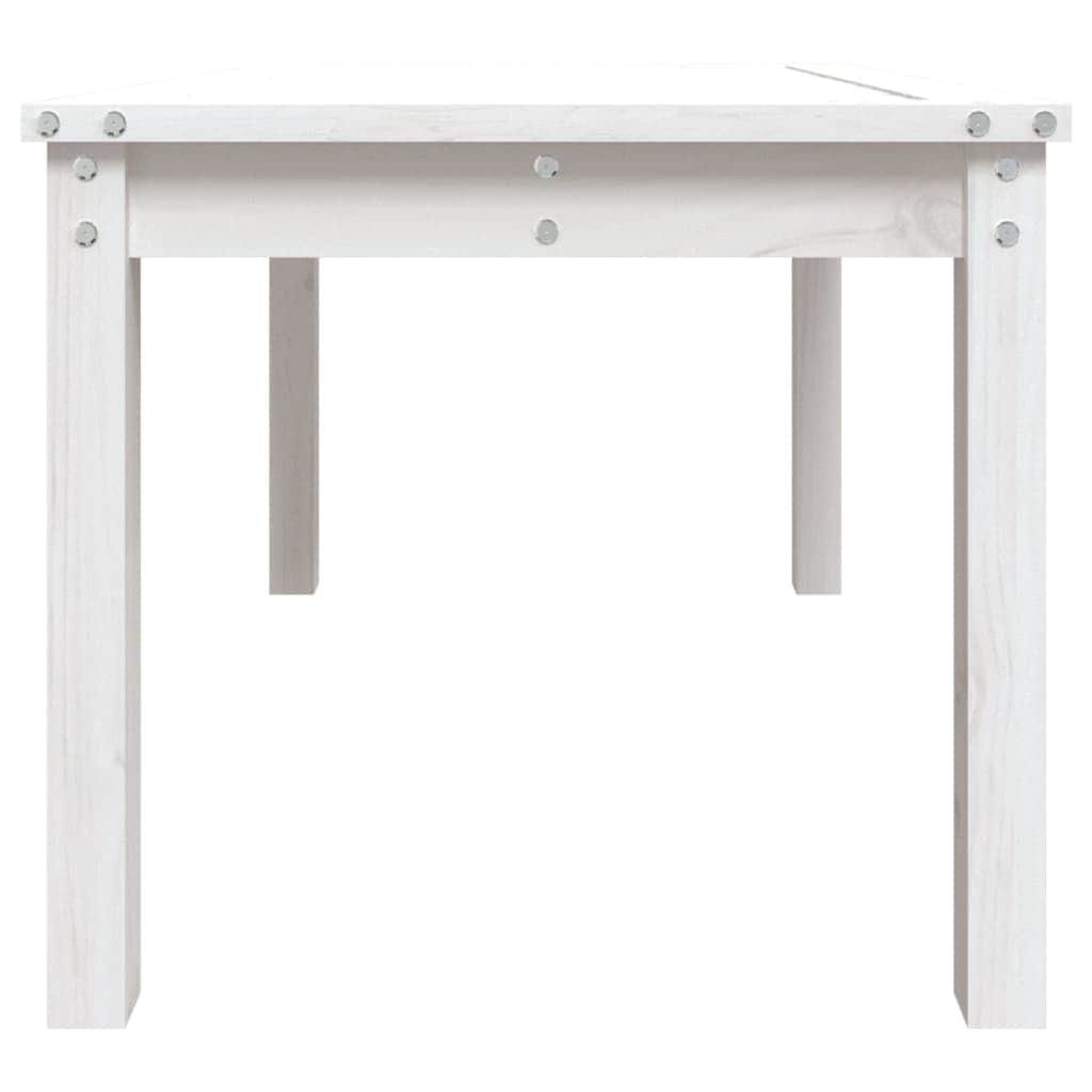 Pine Majesty Unveiled: Solid Wood Garden Table Embracing Natural Beauty