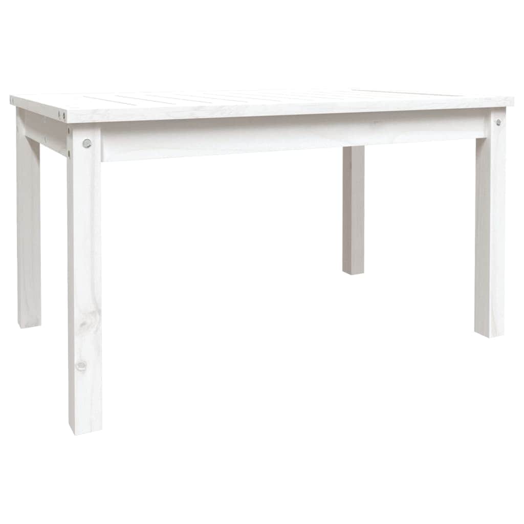 Pine Majesty Unveiled: Solid Wood Garden Table Embracing Natural Beauty