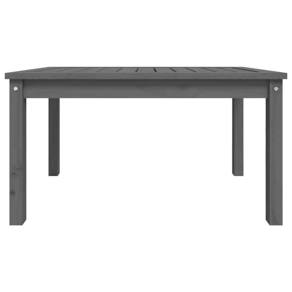 Pine Majesty Unveiled: Solid Wood Garden Table Embracing Natural Beauty