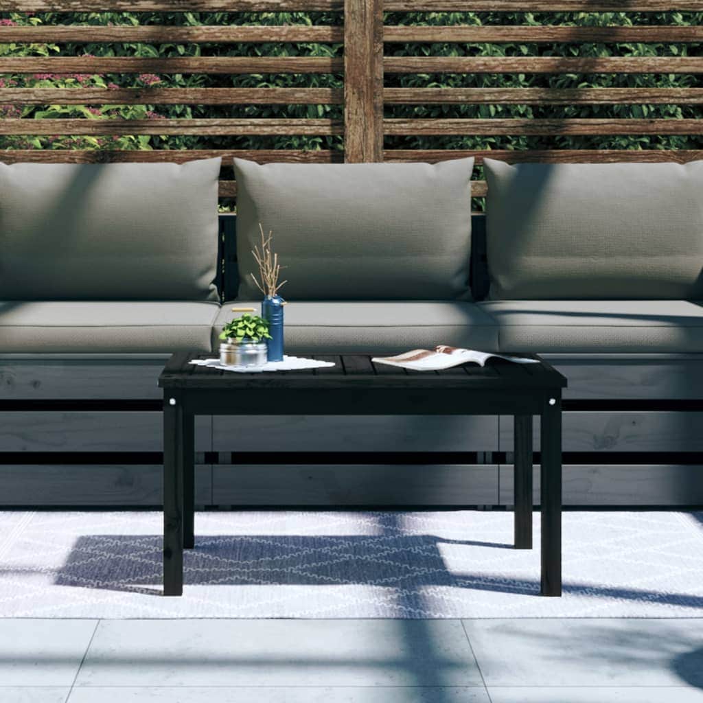 Pine Majesty Unveiled: Solid Wood Garden Table Embracing Natural Beauty