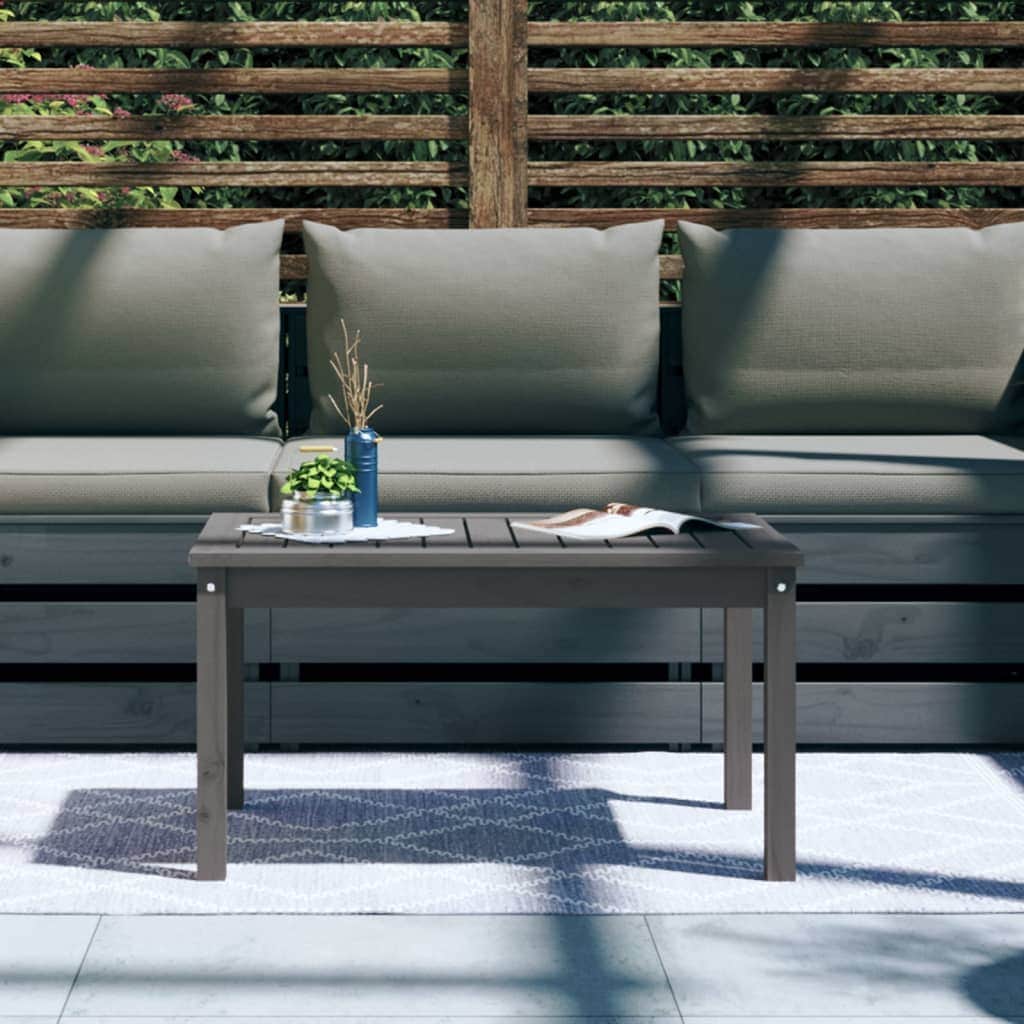 Pine Majesty Unveiled: Solid Wood Garden Table Embracing Natural Beauty