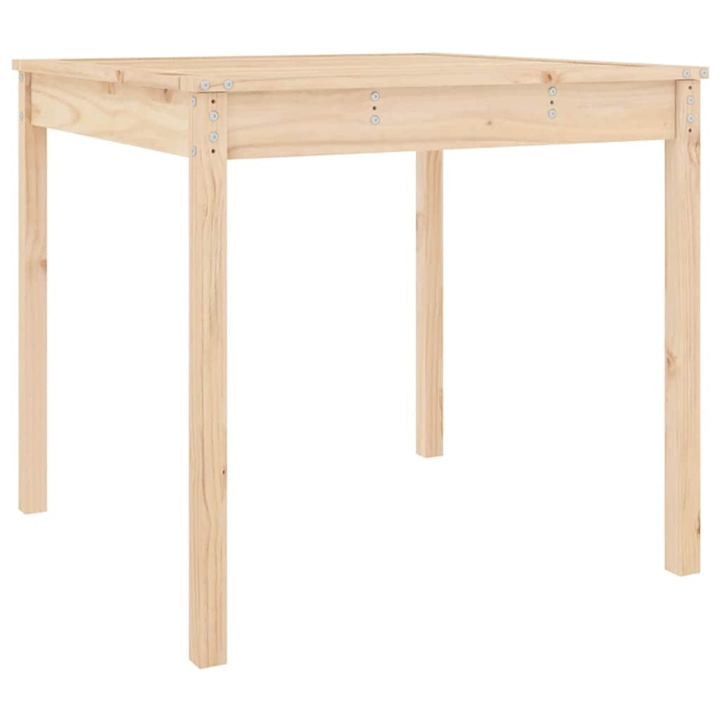 Pine Perfection: Solid Wood Garden Table Crafted for Outdoor Elegance