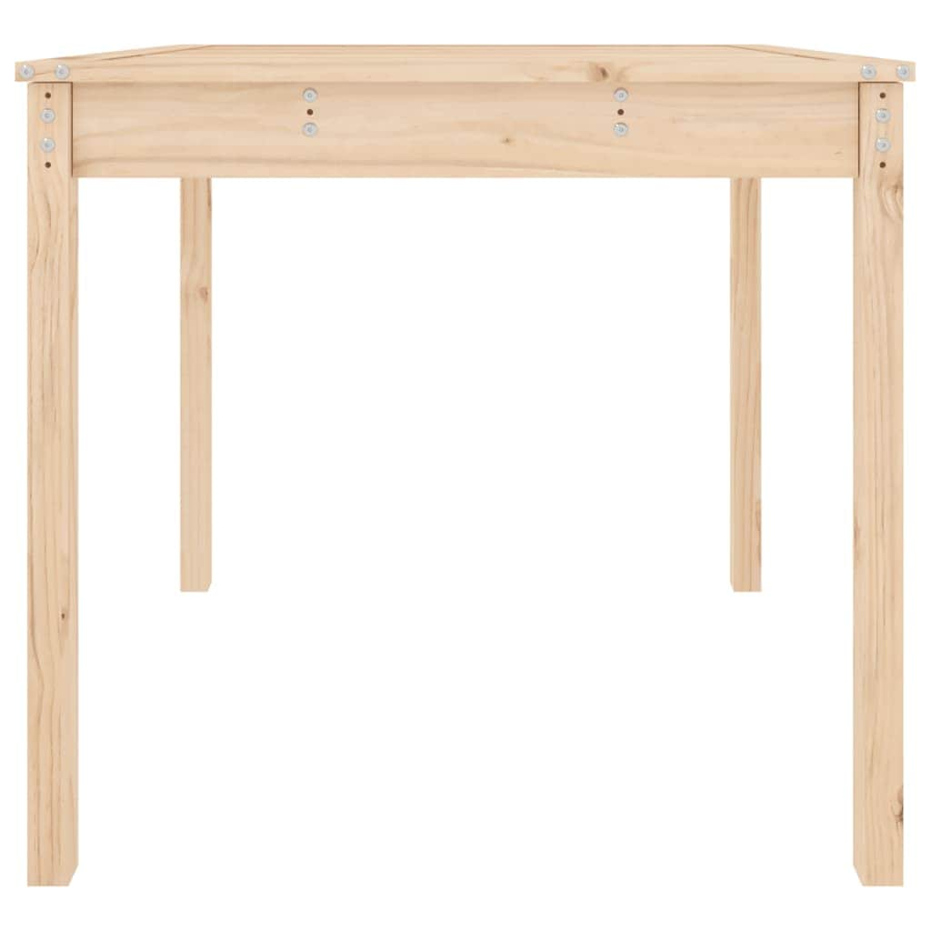 Pine Perfection: Solid Wood Garden Table Crafted for Outdoor Elegance