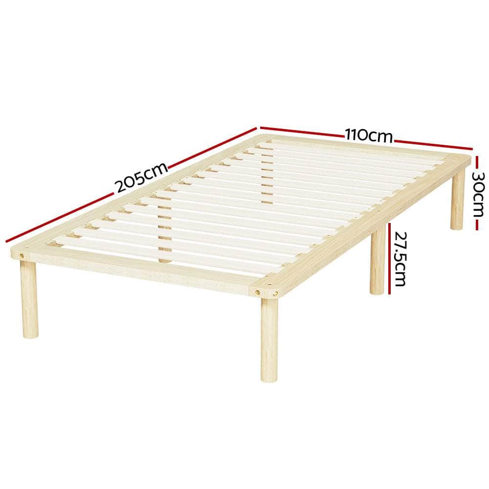 Pine Platform Series Double/Queen/King/Single Size Wooden Bed Frame