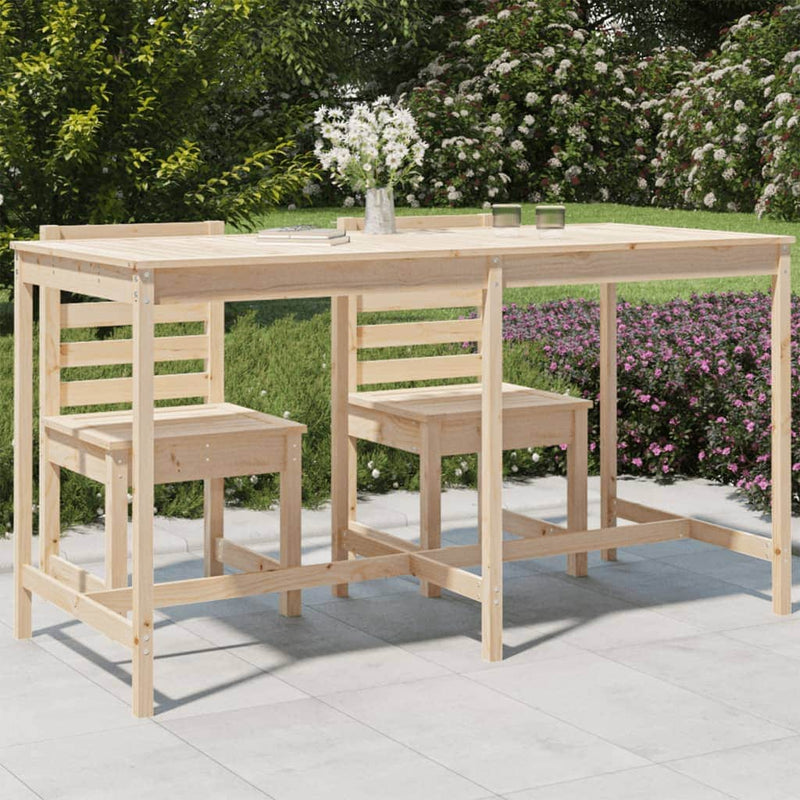 Pine's Whispers: Solid Wood Garden Table Echoing Nature's Beauty, Outdoor Tables - photo 25
