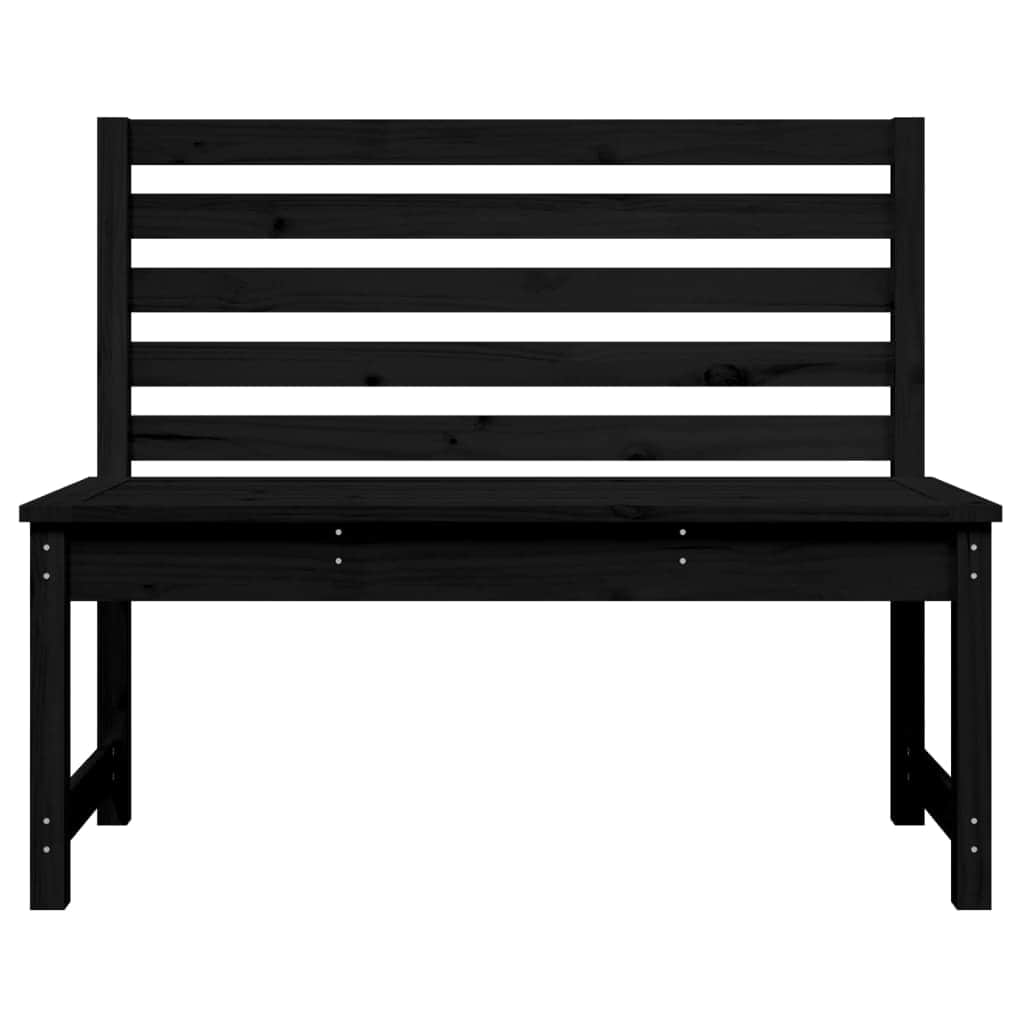 Pine Serene: Classic Solid Wood Garden Bench