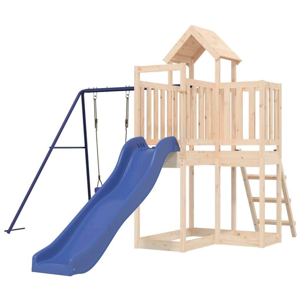 Pine Wood Playland: Slide, Swing, and Soar