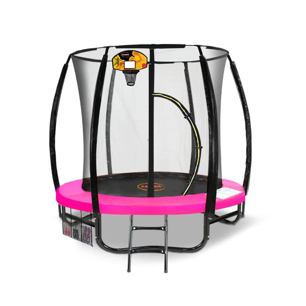 Pink 6ft Kahuna Classic Trampoline Outdoor Kids Jumping Backyard