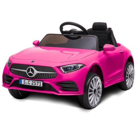 Pink Mercedes Benz CLS 350 Kids Electric Ride-On Car with Remote