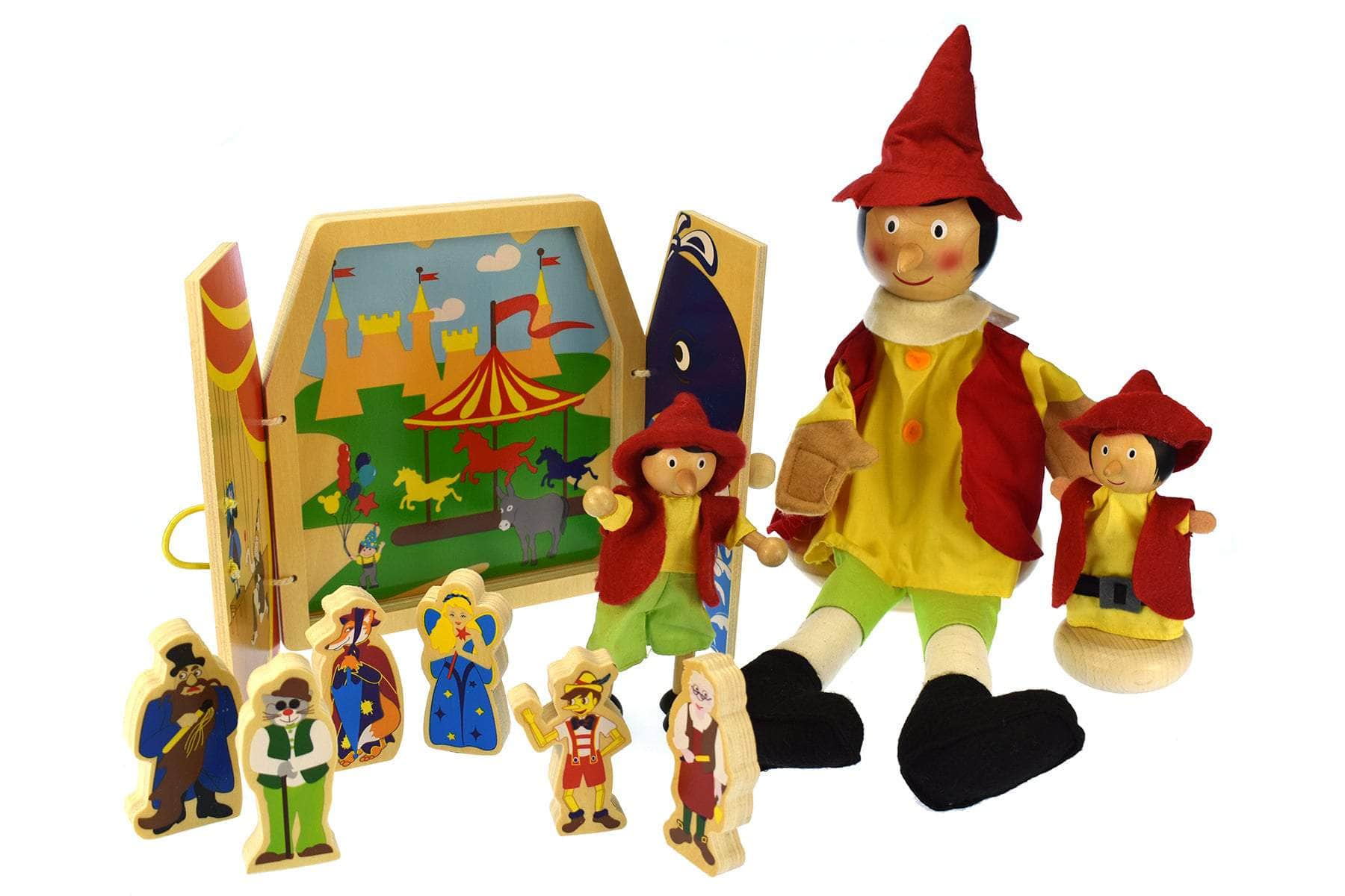 Pinocchio Puppet Parade & Story Set Pack Of 4 | 9ele - photo 6