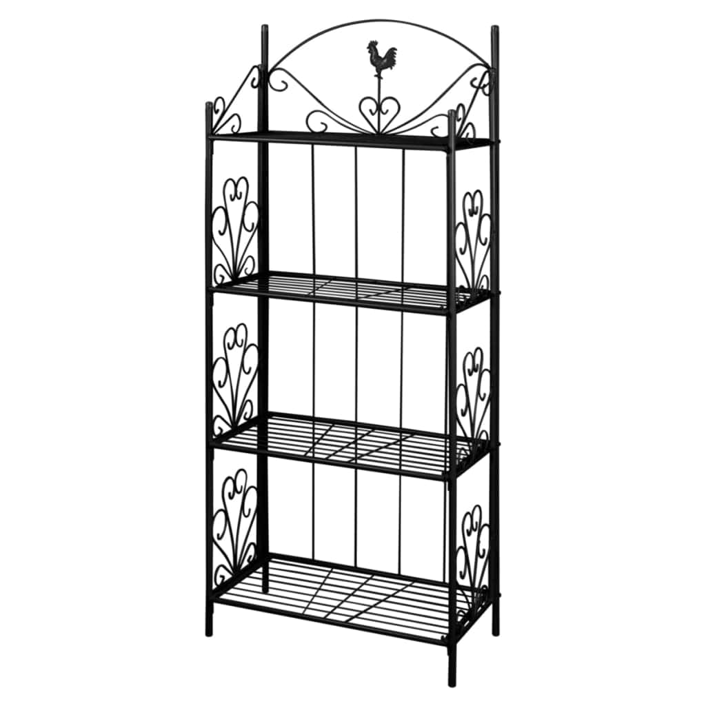 Plant Rack Square Black - Simple deals