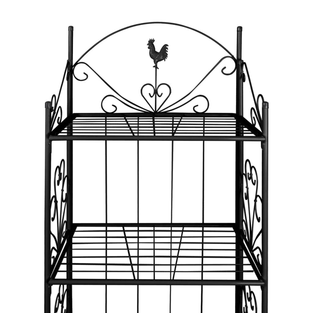 Plant Rack Square Black - Simple deals