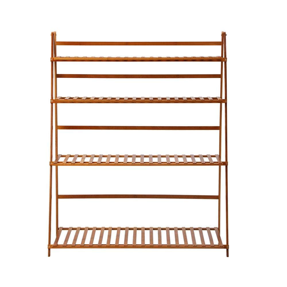 Plant Shelf Rack Display Stand 4-tier Indoor Outdoor