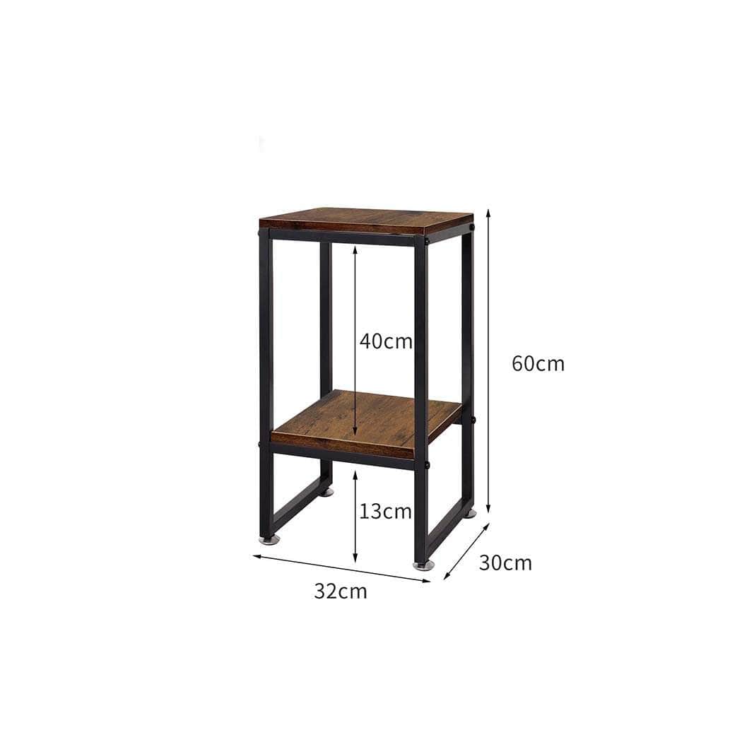 Plant Stand Garden Home Decor Oak Small