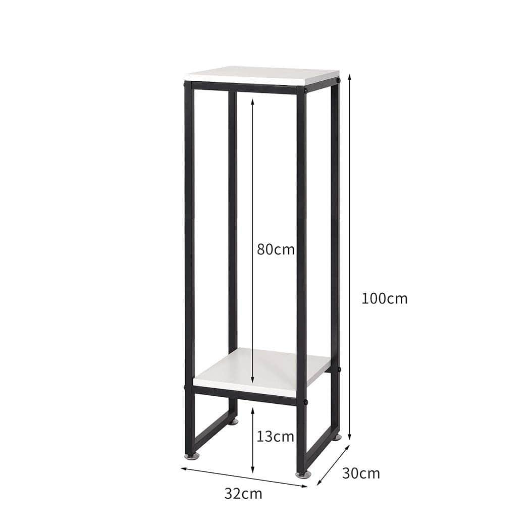 Plant Stand Garden Home Outdoor White Large
