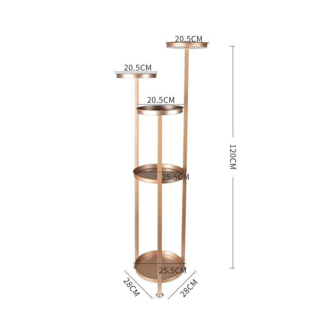 Plant Stand Outdoor Indoor Flower Rose Gold Large