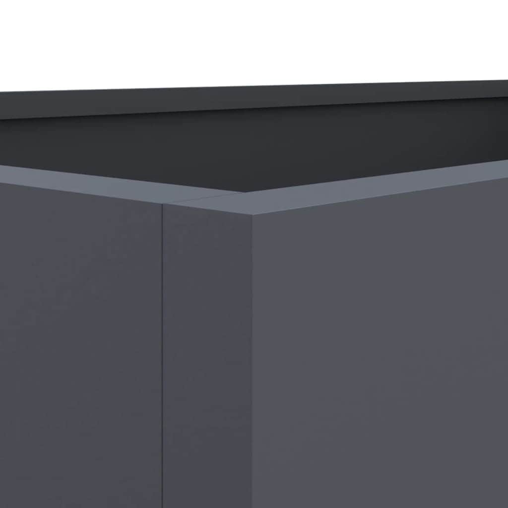 Planter Anthracite Cold-rolled Steel, Steel finish