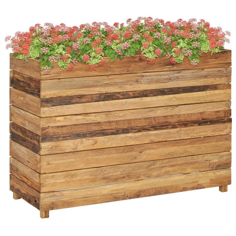 Planter - Recycled Teak and Steel
