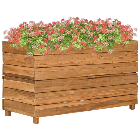 Planter  Teak and Steel