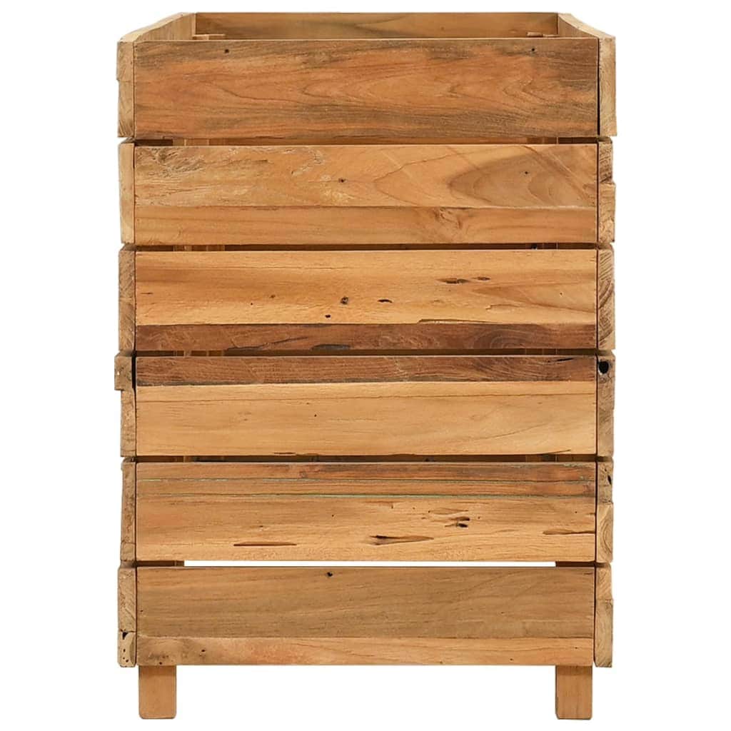 Planter  Teak and Steel