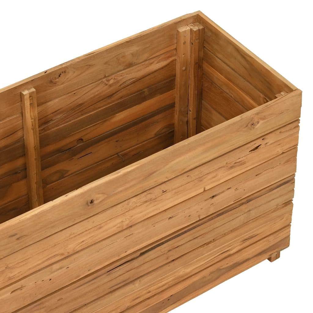 Planter  Teak and Steel