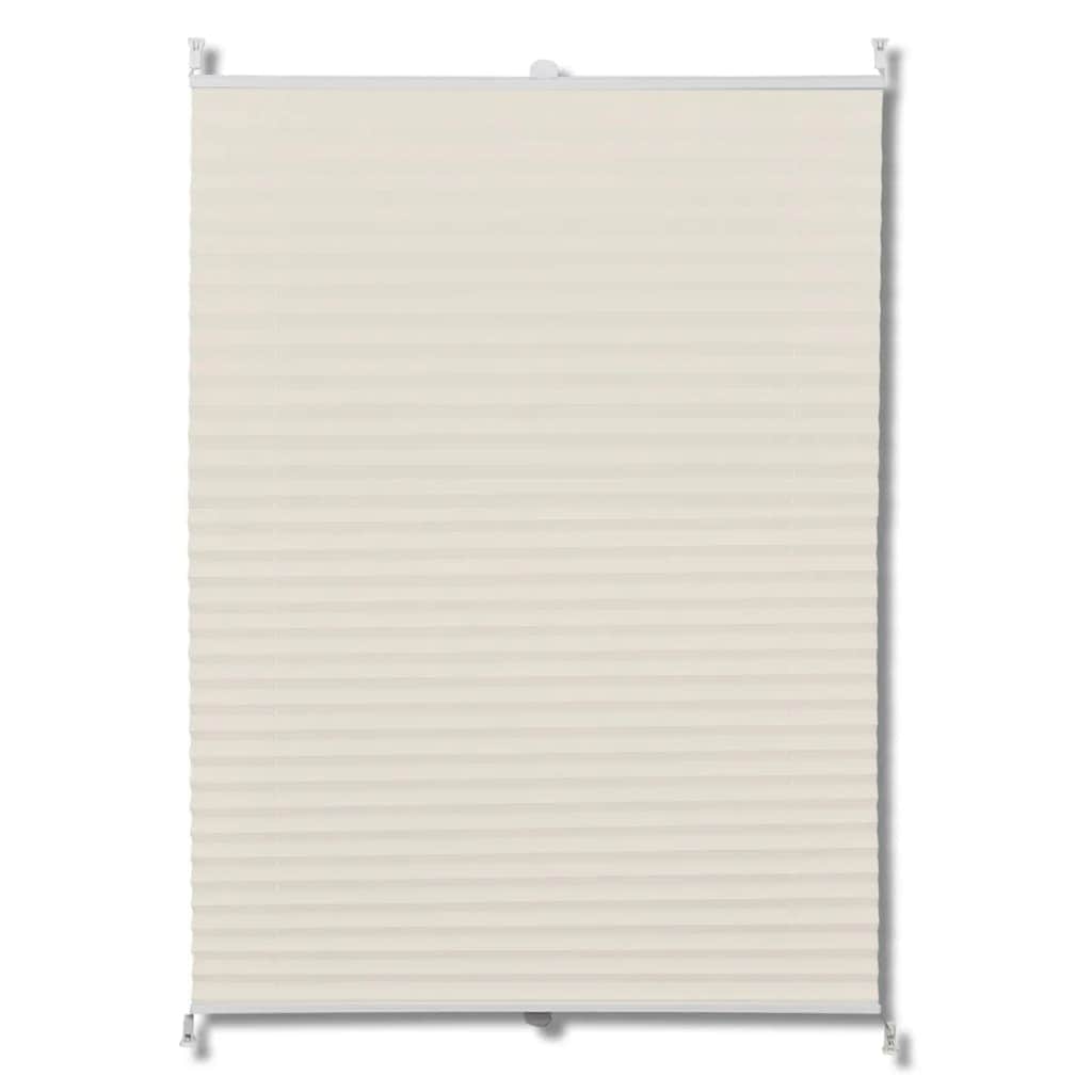 Cream colour - Plisse Blind Cream