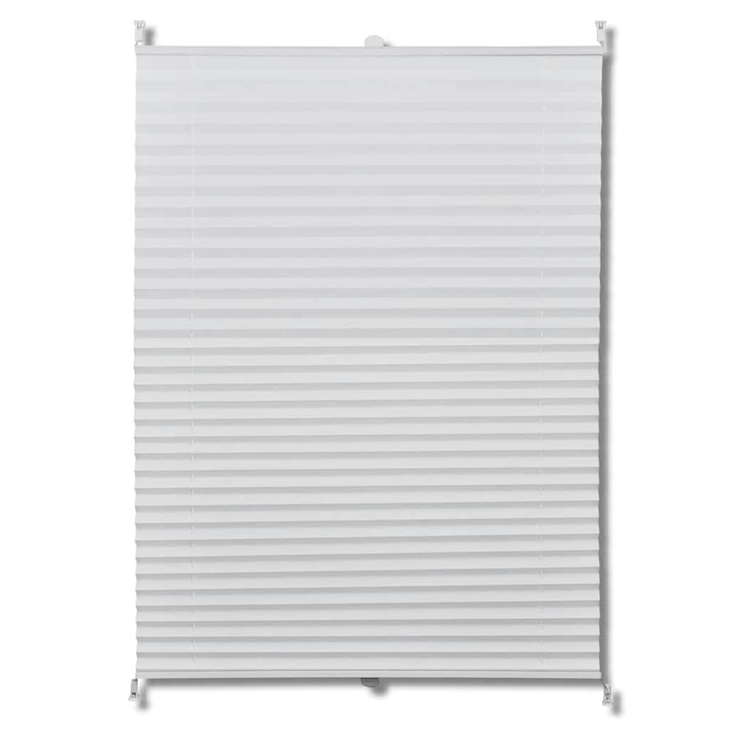 Plisse Blind White Pleated Blind Aluminum