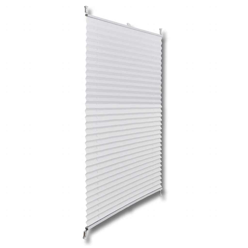 Plisse Blind White Pleated Blind Aluminum