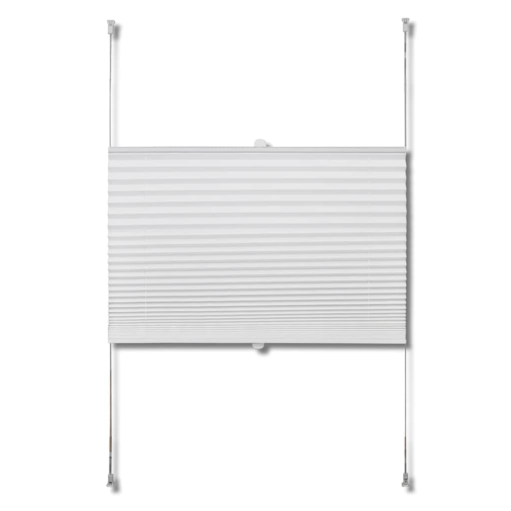 Plisse Blind  White Pleated Blind Crepe fabric